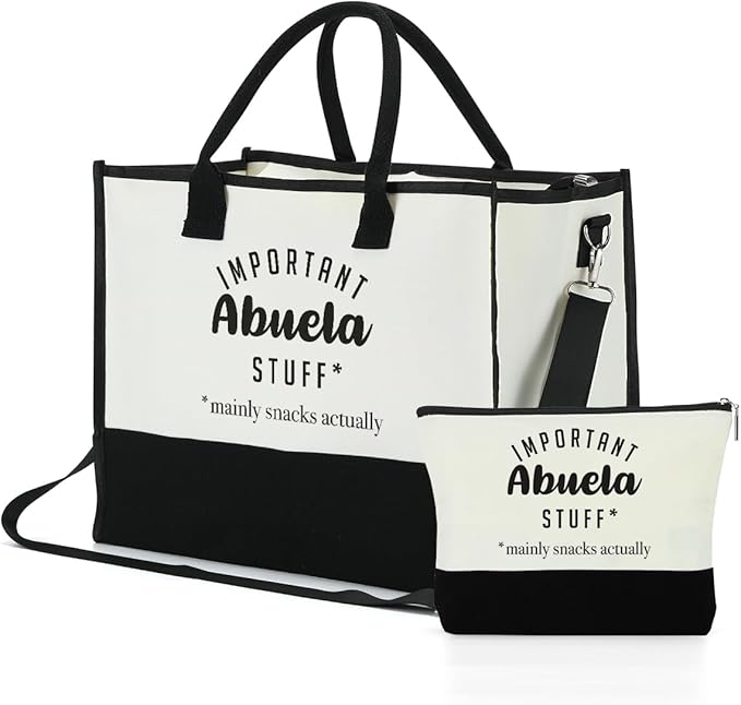 FORBIDDEN PAPER Mothers Day Grandma Mimi Yaya Retirement Dance Aunt Travel Book Witchy Gifts for Women Tote Bag & Makeup Bag