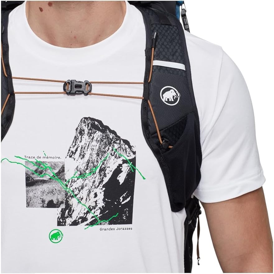 Mammut Ducan 22 – Unisex Outdoor Backpack for Hiking, Running, and Everyday Adventures, Sapphire-Black, 22L