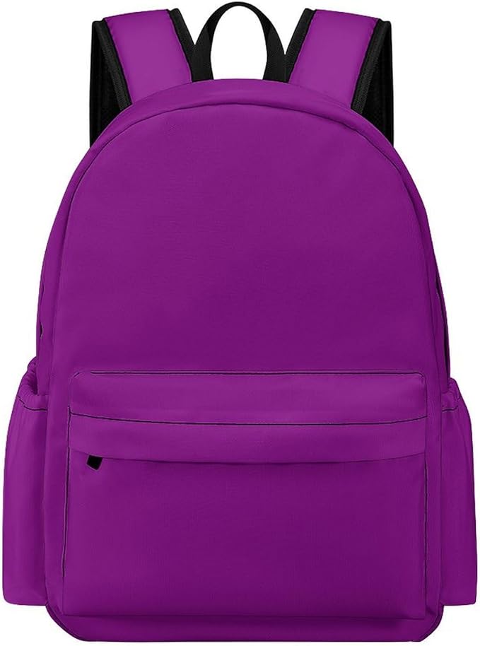 Purple Backpack Adult Travel Daybag for Women Men College Backpack for Vacation Hiking Camping Bag