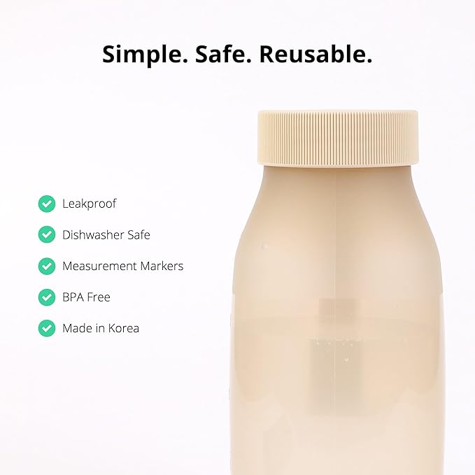 BLUE GINKGO Collapsible Water Bottle – Lightweight, Foldable Silicone Bottle for Travel, Hiking, and Camping (16.9oz, Made in Korea, Sand Beige)