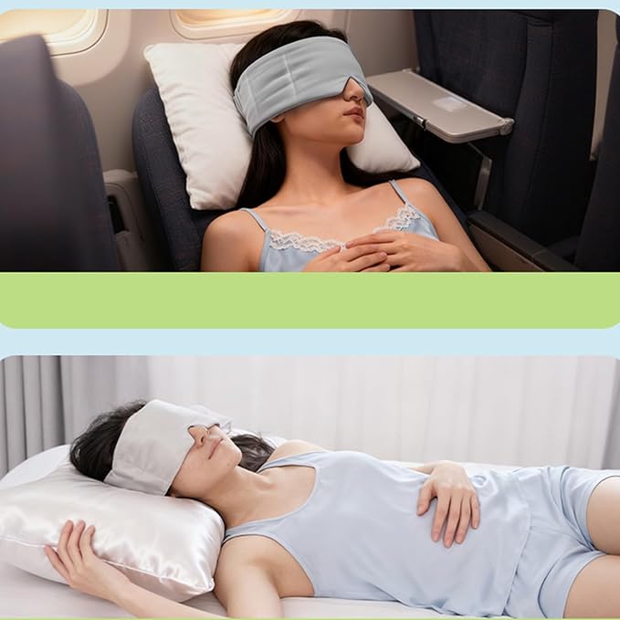 Eye Covers for Sleeping, Breathable Material, 69x12cm, Travel Sleep Eye Cover, Blackout Sleep Protector, Adjustable Design, for Games Holiday Birthday Party Home