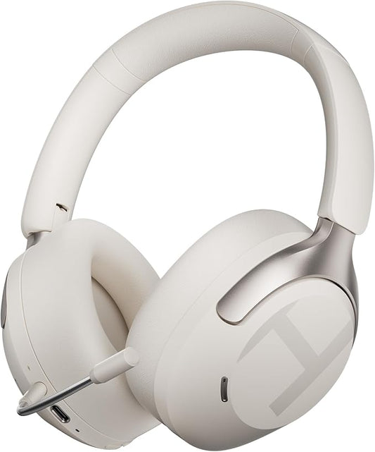 HAYLOU S40 Noise Cancelling Headphones Over Ear, 50dB Hybrid ANC with Multiple Modes, LDAC Hi-Res Wireless Audio, 90H Playtime, Custom EQ via App, Bluetooth 6.0 Multipoint Connect, 5 HD Mics Call