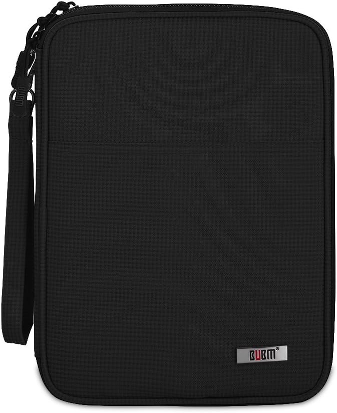 BUBM Electronic Accessories Organizer, Travel Gadget Bag for Cables, Black