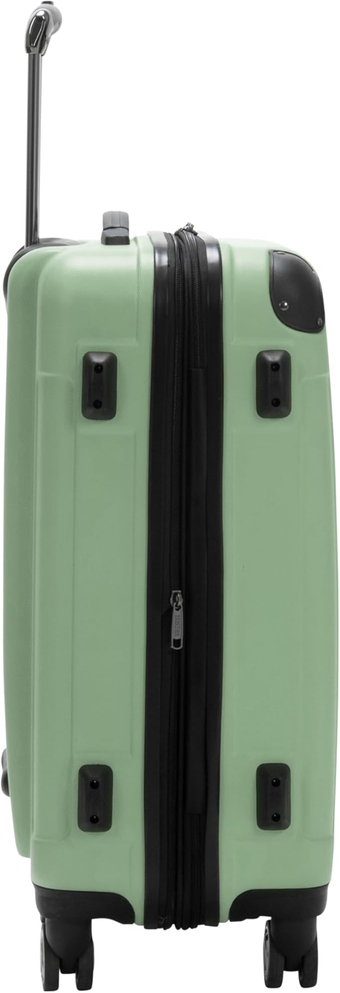 Kenneth Cole REACTION Renegade Luggage Expandable 8-Wheel Spinner Lightweight Hardside Suitcase, Seafoam, 24-Inch Checked