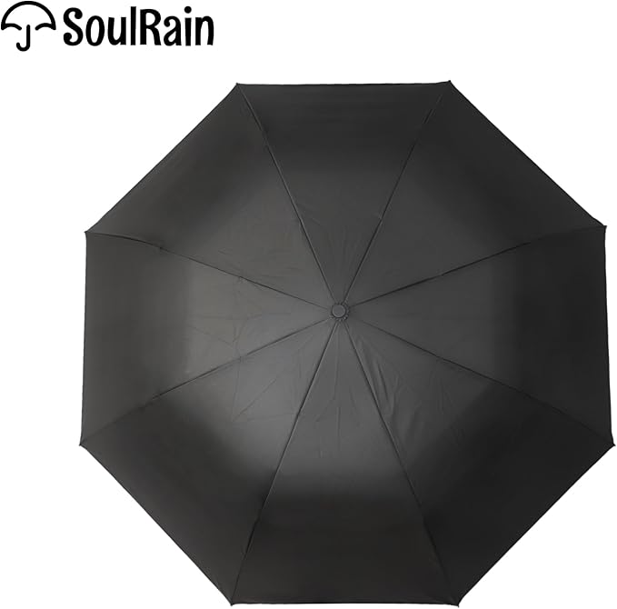 SoulRain Travel Umbrella - Compact Umbrella for Rain - Perfect Large Auto Folding Umbrella - Ideal Car umbrella, Small umbrella, and Travel Companion