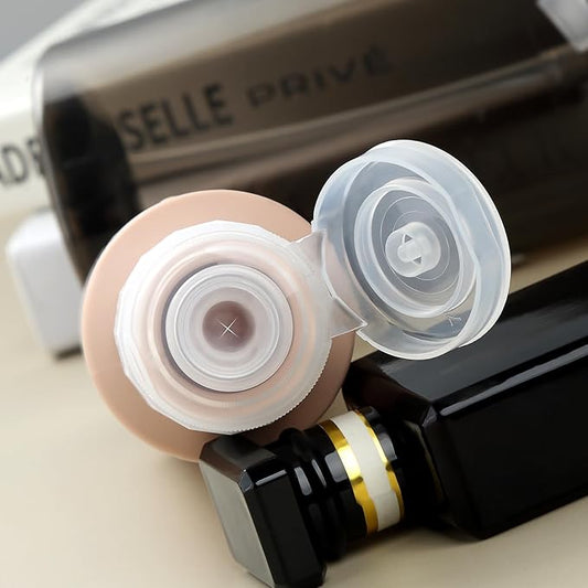 Travel Bottles for Toiletries, Large 6oz Oversize Containers, BPA Free Leak Proof Tubs Refillable Liquid Traveler Accessories with Toiletry Bag for Cometic Shampoo and Lotion Soap (4 Pack)