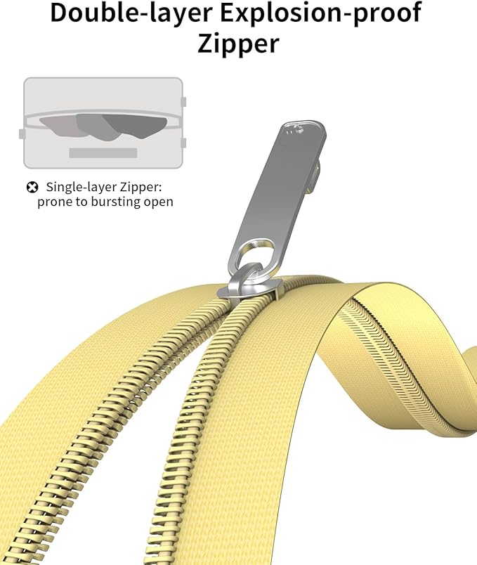 aji Expandable Top Open 24 Inch Checked Luggage with Spinner Wheels, Large Suitcase with TSA Lock, Hardside Travel Luggage Suitcases for Men Women, for 14+Days Travel, Cheese Yellow