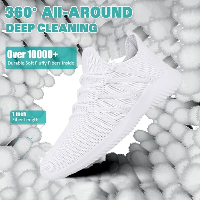 Shoe Washing Machine Bag 2 Pack, 360°Deep Clean Durable Shoes Laundry Bag for Washer and Dryer, Reusable Shoe Cleaner Bags, Sneaker Washing Machine Bag, Gray