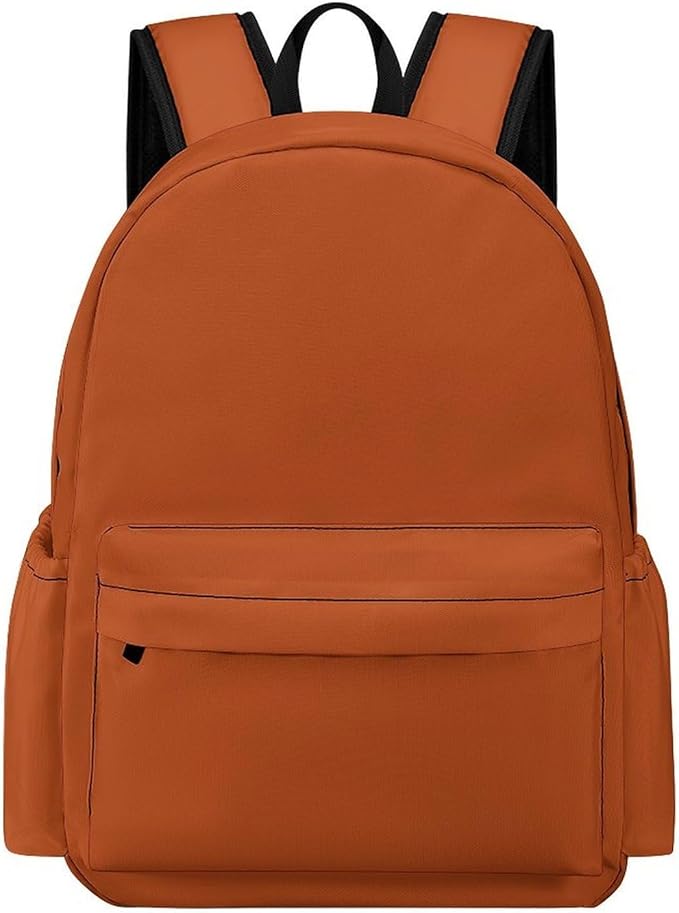 Rust Backpack Adult Travel Daybag for Women Men College Backpack for Vacation Hiking Camping Bag
