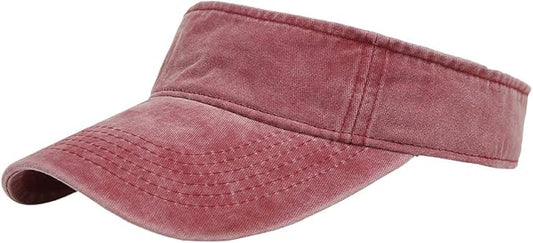 Sport Sun Visor Hats Cotton Ball Caps Empty Top Baseball Sun Cap for Men Women