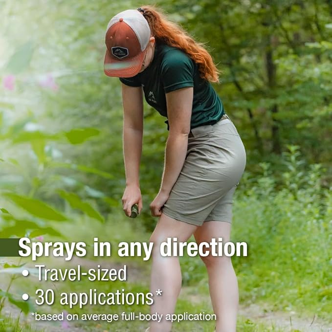 Herbal Armor DEET-Free Continuous Spray 3 oz. Travel Size Insect Repellent, Plant-Based and All Natural, Safe for Family and Pets, Mosquito and Bug Protection