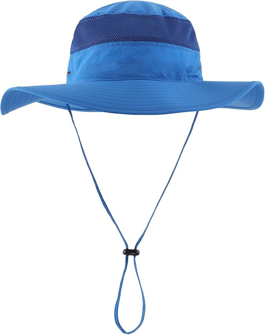 Home Prefer UPF 50+ Men's Sun Hat Wide Brim Bucket Hat UV Protection Hat for Mens Womens Beach Safari Gardening Golf Fishing