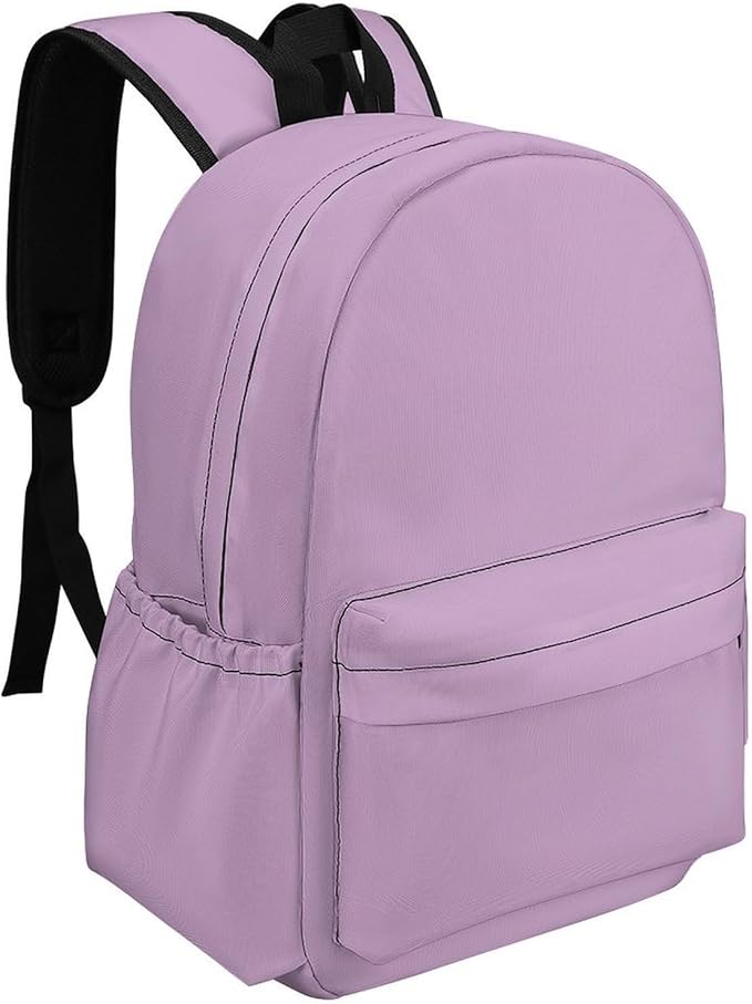 Lilac Backpack Adult Travel Daybag for Women Men College Backpack for Vacation Hiking Camping Bag