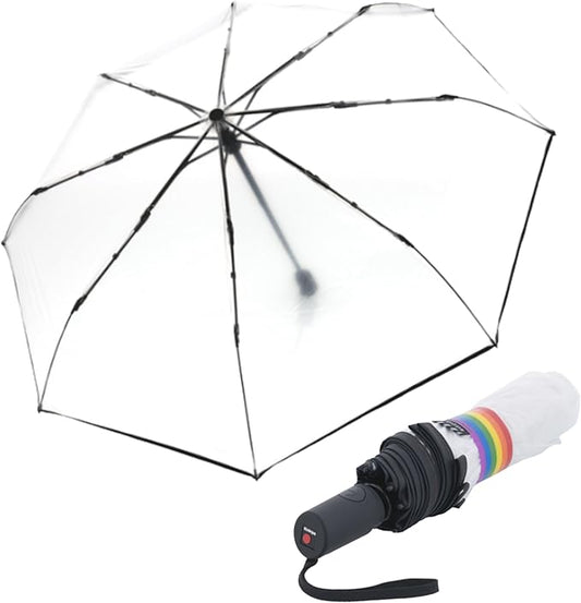 Knirps A.200 Medium Duomatic Windproof Umbrella for Adults – Automatic Open Close 38.5" Canopy, Travel Case Included