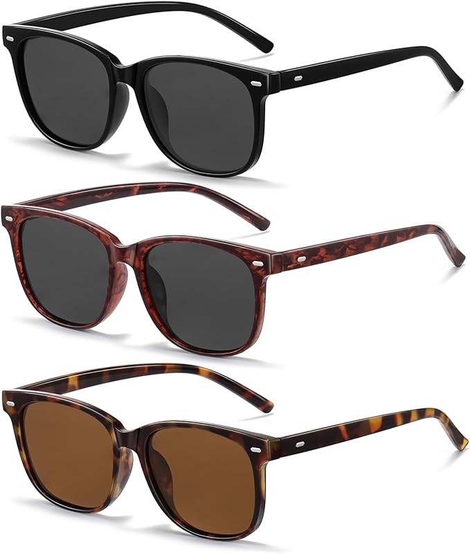 Wzerry Sunglasses for Women Polarized, Sun Glasses Vintage Style Trendy Round UV400 Protection Lens