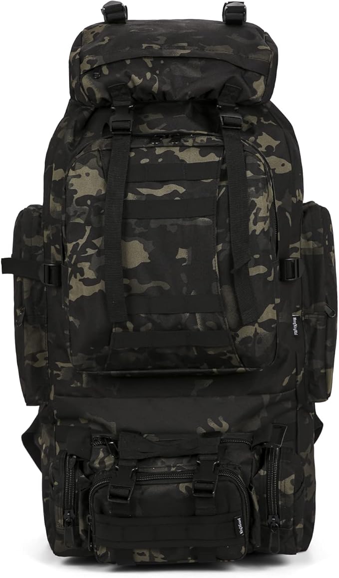 HongXingHai 100L Camping Hiking Backpack,Molle military Tactical rucksack backpack,Waterproof Lightweight Hiking Backpack