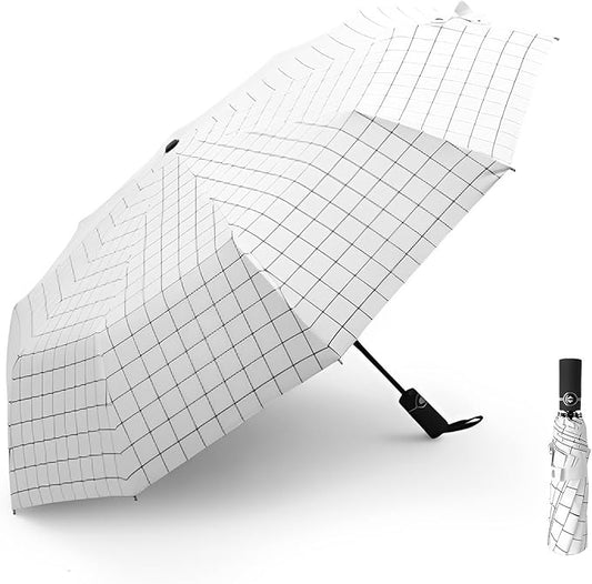 Folding Umbrella, Strong Compact Umbrella 10 RIBS