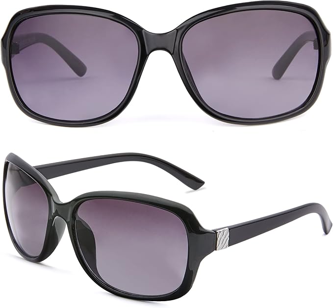 Madison Avenue 2 Pack Classic Vintage Sunglasses for Women Men,Fashion Sun Shades Glasses with UV400 Protection