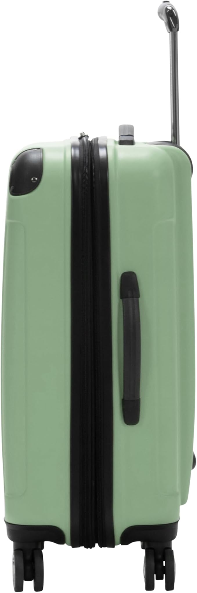 Kenneth Cole REACTION Renegade Luggage Expandable 8-Wheel Spinner Lightweight Hardside Suitcase, Seafoam, 24-Inch Checked