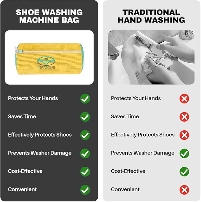 Laundry Shoe Bag | Shoe Washing Machine Bag | Reusable Laundry Shoe Bag for Washer And Dryer For All Shoe Types And Sizes (2)