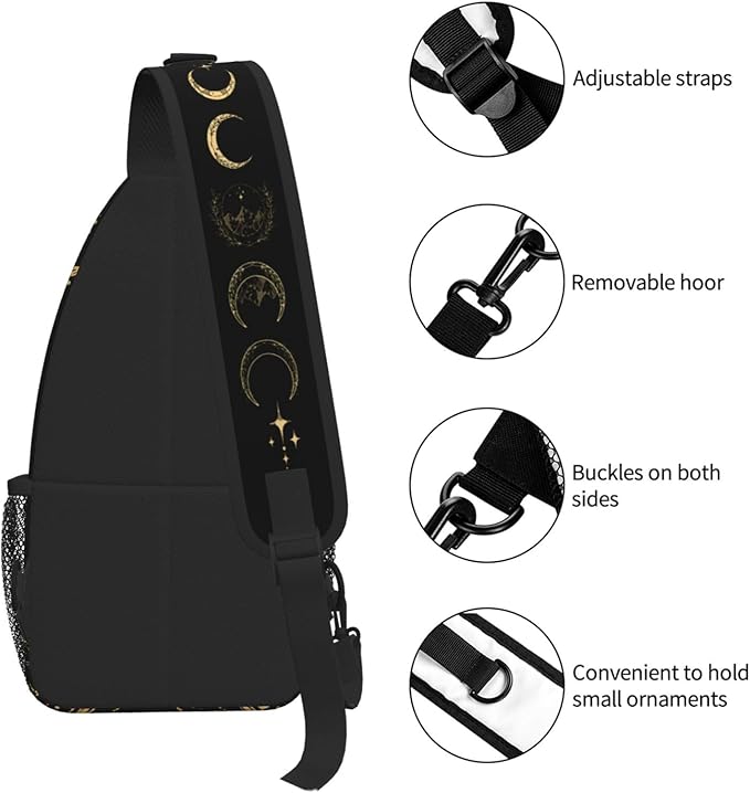 Velaris City Of Starlight Crossbody Bag Trendy Sling Bag Bakpack Casual Chest Bags Daypack For Hiking Walking Travel Running(7)