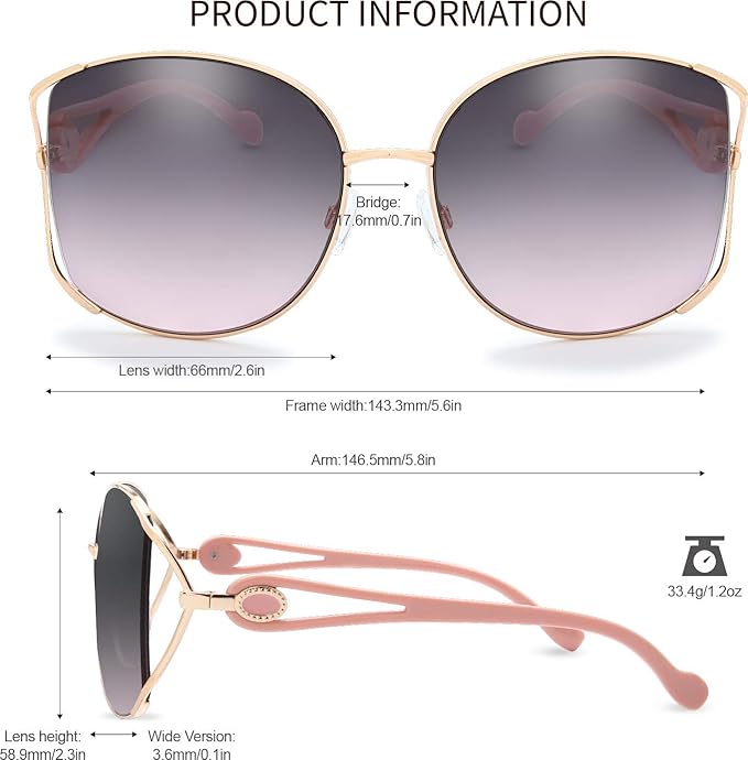 The Fresh Classic Crystal Elegant Women Beauty Design Sunglasses Gift Box