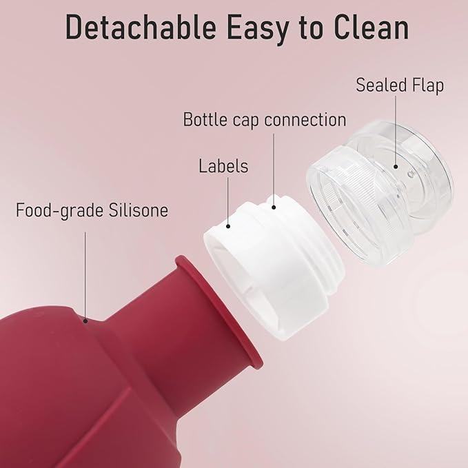 5 Pack Travel Bottles for Toiletries, TSA Approved 3oz Portable Travel Containers for Toiletries, Leak Proof Travel Tubs Refillable Liquid Travel Accessories for Shampoo Conditioner Lotion Body Wash