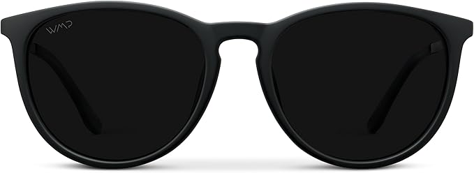 WearMe Pro Round Polarized Sunglasses for Women - UV400 Protection, Lightweight Frame, Vintage Retro Style