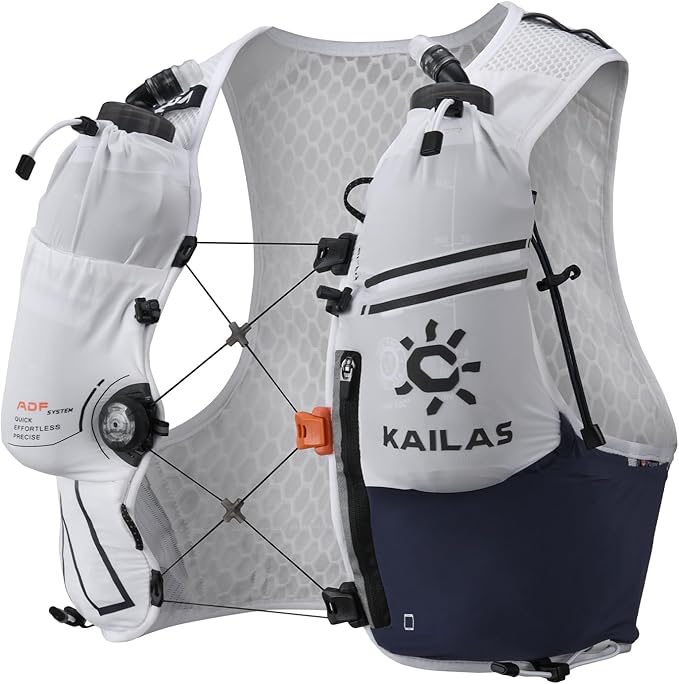 KAILAS FUGA AIR 8 Ⅳ Running Hydration Vest Hydration Pack Lightweight with Two TPU Water Bladders for Women Men Trail Cycling Hiking