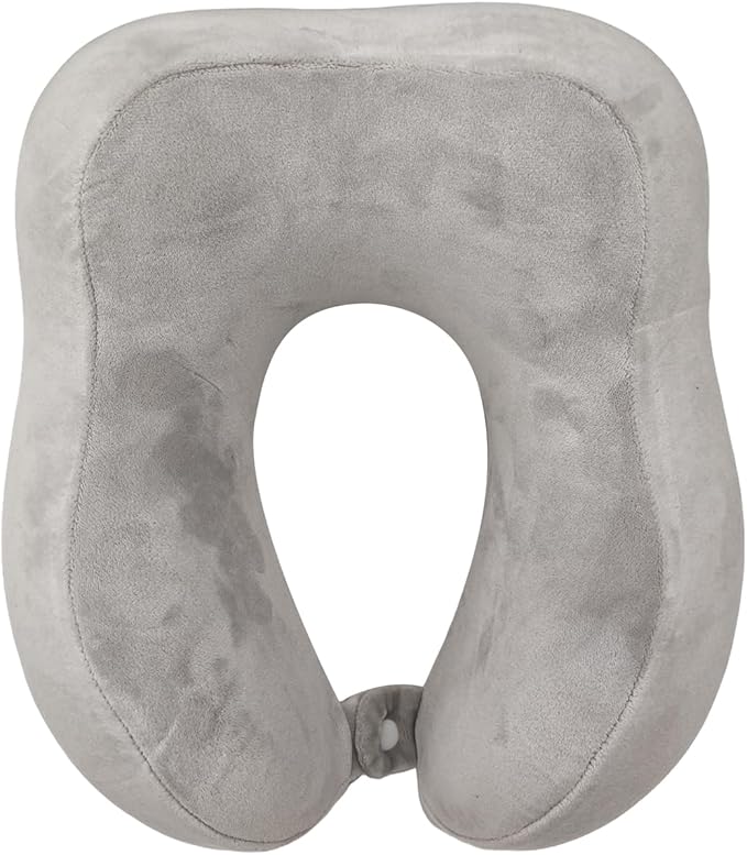 Hump Ultra-Soft Travel Pillow, High-end Memory Foam Neck Pillow, Double Support for Neck, Head and Chin, 360° Ergonomic Design Full Neck wrap Pillow, Suitable for Office, Airplane and car