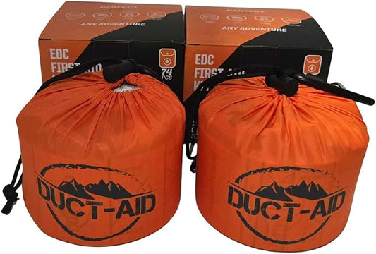 Compact First Aid Kit, Medical Grade Adhesive, Emergency Response Kit, 1 Pound (Full Kit, 2, Count)