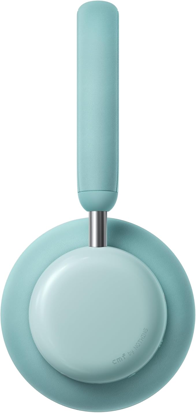 CMF by Nothing Headphone Pro Active Noise Canceling Wireless Headphones Bluetooth 5.4 Over The Ear Headset, 50H ANC Playtime, Bass&Treble Slider, Custom EQ&Spatial Audio, Hi-Res LDAC, Light Green
