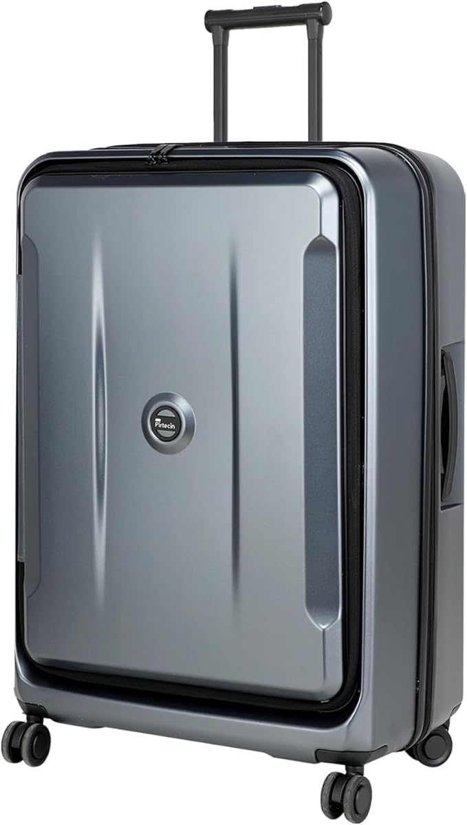 28 Inch Luggage with Spinner Wheels & TSA Lock, Expandable PC Hardside Large Checked Luggage with Top Opening, Durable Lightweight Rolling Suitcase, Gray