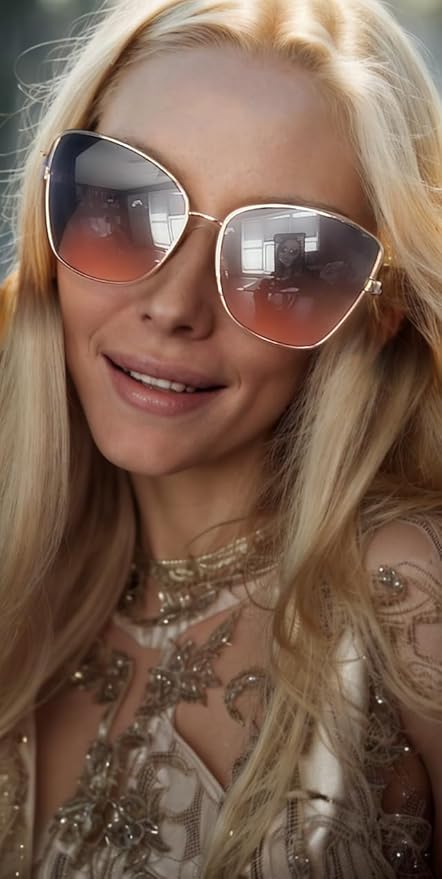 The Fresh Classic Crystal Elegant Women Beauty Design Sunglasses Gift Box