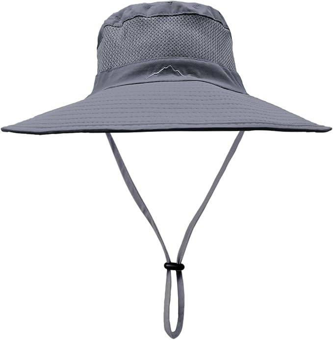 ZOORON Sun Hats for Men Women Fishing Hat with Neck Flap,UPF 50+ Sun Hat Waterproof Wide Brim Bucket Hats for Safari Hiking