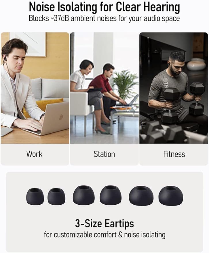 Vibes 201ML Wired Earbuds in Ear Headphones with Mic, Lightning to 3.5mm Adapter, Noise Isolating Bass Driven Earphones, Braided Cord, Carry Case, Ear Buds Tips, 3.5mm Jack (Clear Brown)