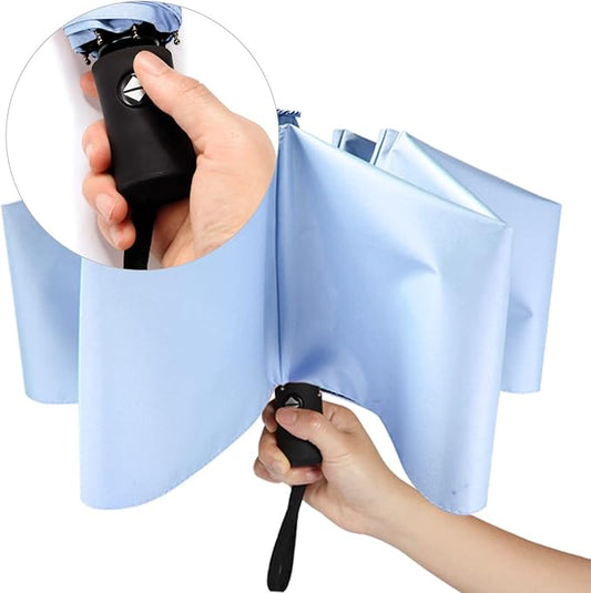 Shinok Travel Umbrella Compact Folding Sun Umbrellas Lighweight Auto Open Close for Women Parasol