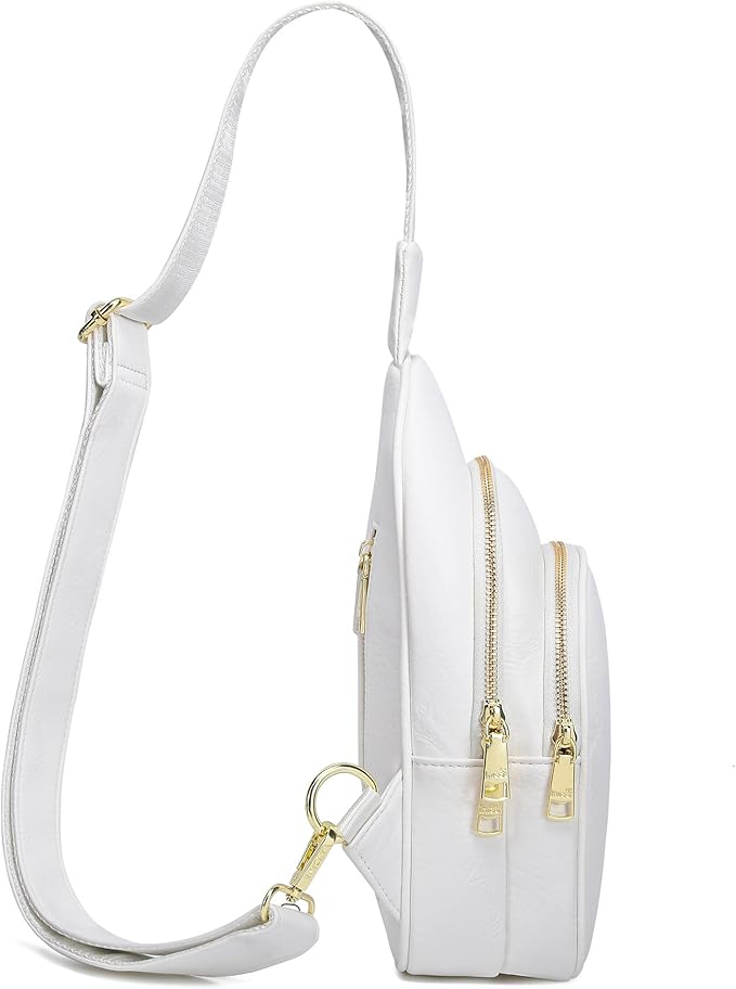 INICAT Crossbody Sling Bags Fanny Packs Valentine's Day Gifts Vegan Leather Travel Vacation Essentials Purses Women