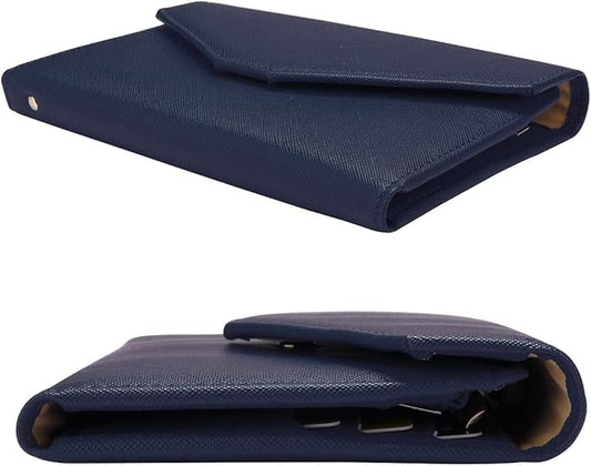 Vintage Style Genuine Leather Unisex RFID Blocking Passport Holder Travel Organizer