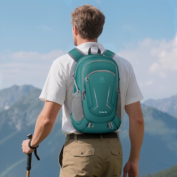 MIYCOO Backpack - Ultra Lightweight Packable Backpack for Travel Camping, 20L Hiking Back Pack Waterproof Foldable Daypack for Men Women Green