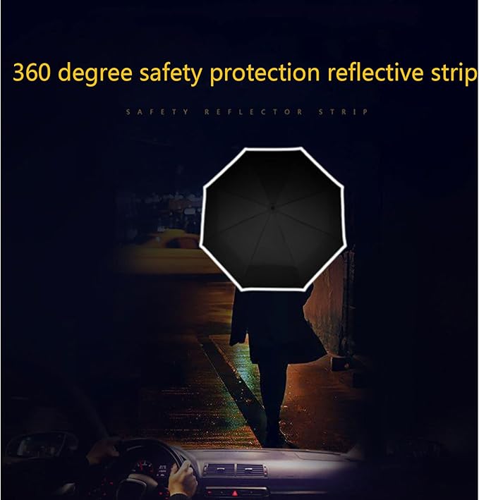 MRTLLOA 42/49 Inch Compact Windproof Travel Umbrella for Rain, Lightweight, Portable, Automatic, Strong, Waterproof Folding Umbrellas for Women, Men and Teenagers