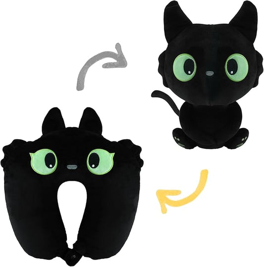 Travel Pillow for Kids & Adults Car Neck Pillow Memory Cotton U-Shaped Neck Pillow Soft Head Support Travel Accessories for Airplane Car Train Bus