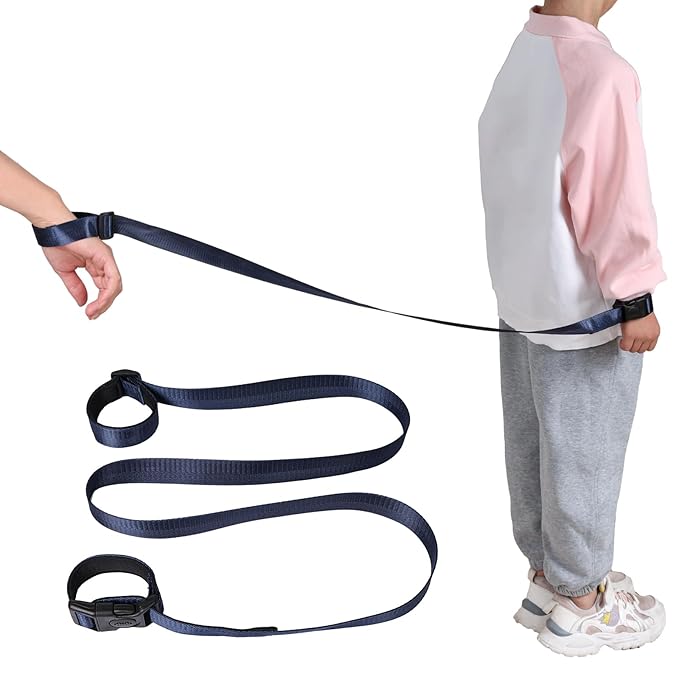 Secure Wrist Leash Harness for Older Children with Autism Special Needs ADHD, Escape Proof Wrist Leash with Adjustable Tether and Lock Buckle, Child Elopement Leash