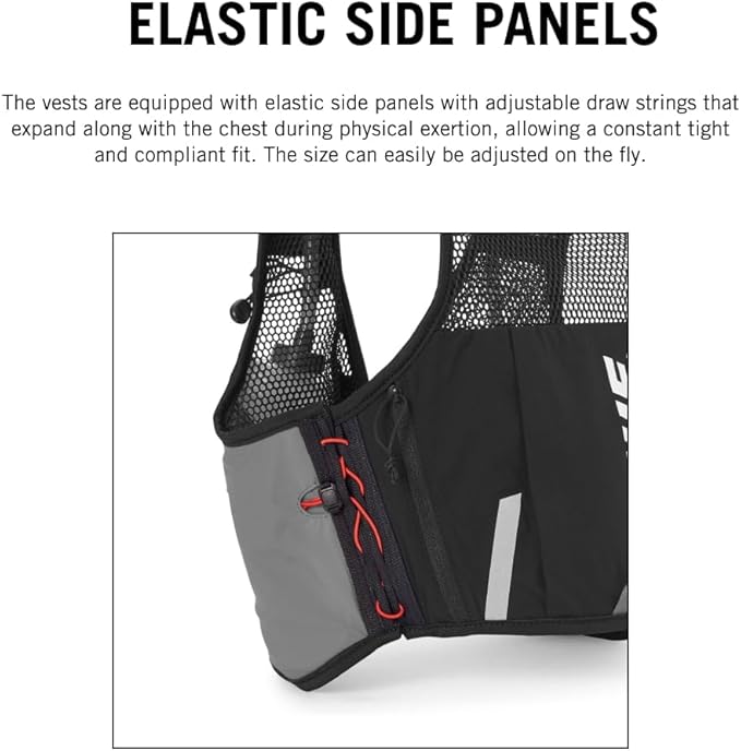 USWE Pace - Running Vest Hydration Pack with 2 x 500ml UltraFlask, Backpack for Men and Women