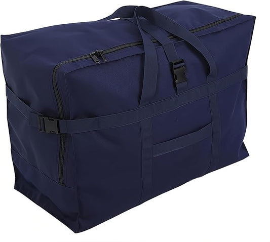 Arxus Large Duffel Bag, Waterproof Carry on Weekend Overnight Storage Bag over Luggage for Airline, Travel, Camping, Moving