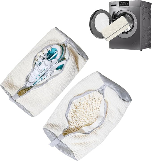 Shoe Washing Machine Bag: Shoe Bag for Washing Machine - Reusable Shoe Cleaning Bag for Sneaker Tennis Shoes Unstain Cleaner Kit