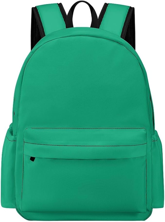 Malachite Backpack Adult Travel Daybag for Women Men College Backpack for Vacation Hiking Camping Bag