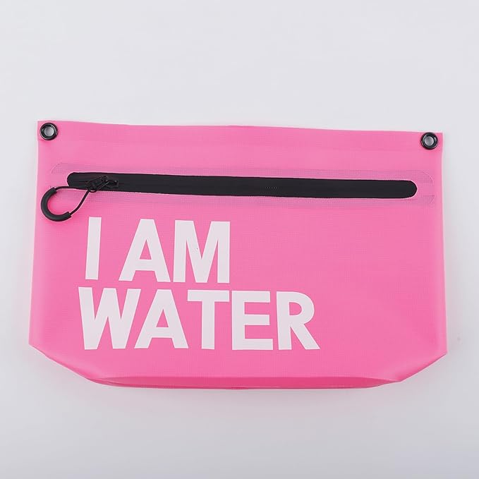 Ywmsfl Waterproofs Storage Bag Portable Travel Handbag With Zipper Large Capacity PVC Swimming Pouches For Outdoor Sport Portable PVC Swimming Pouch