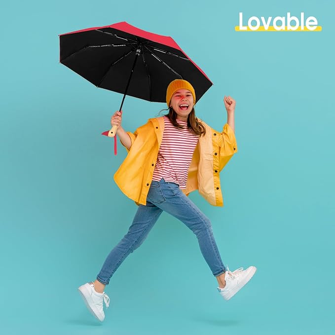 Duck Umbrella - Compact Travel Umbrella with a Cute Duck Head Handle for Women