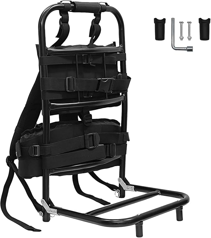 Foldable Aluminum Hunting Pack Frame, Lightweight External Frame Hiking Backpacks, Alice Pack, Hunting Backpack Frame for Travel, Outdoor